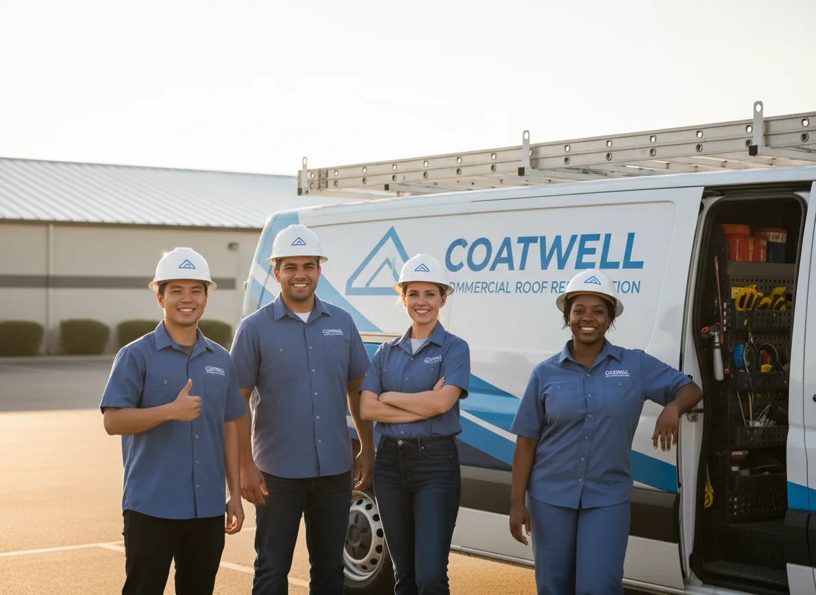 Commercial roof coating company in Arnold, KS